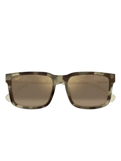 Maui Jim Óculos de sol quadrado com lentes coloridas