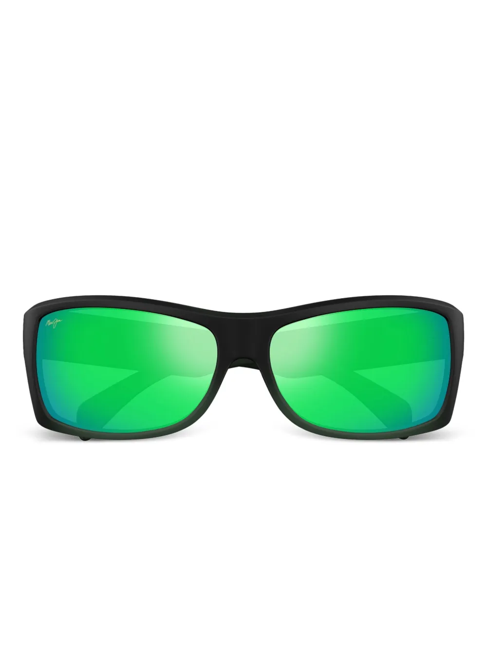 Maui Jim rectangular mirrored sunglasses | Black | Image 1