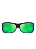 Maui Jim rectangular mirrored sunglasses - Black
