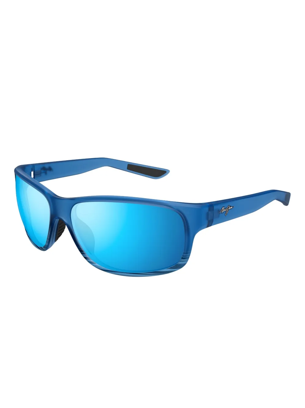 Maui Jim Kaiwi Channel zonnebril met spiegelende glazen Blauw