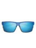 Maui Jim Alenuihaha striped square sunglasses - Blue