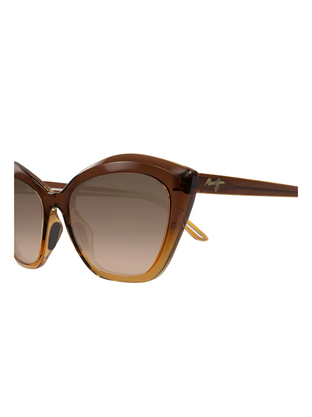 Maui Jim Lotus zonnebril met cat-eye montuur Bruin