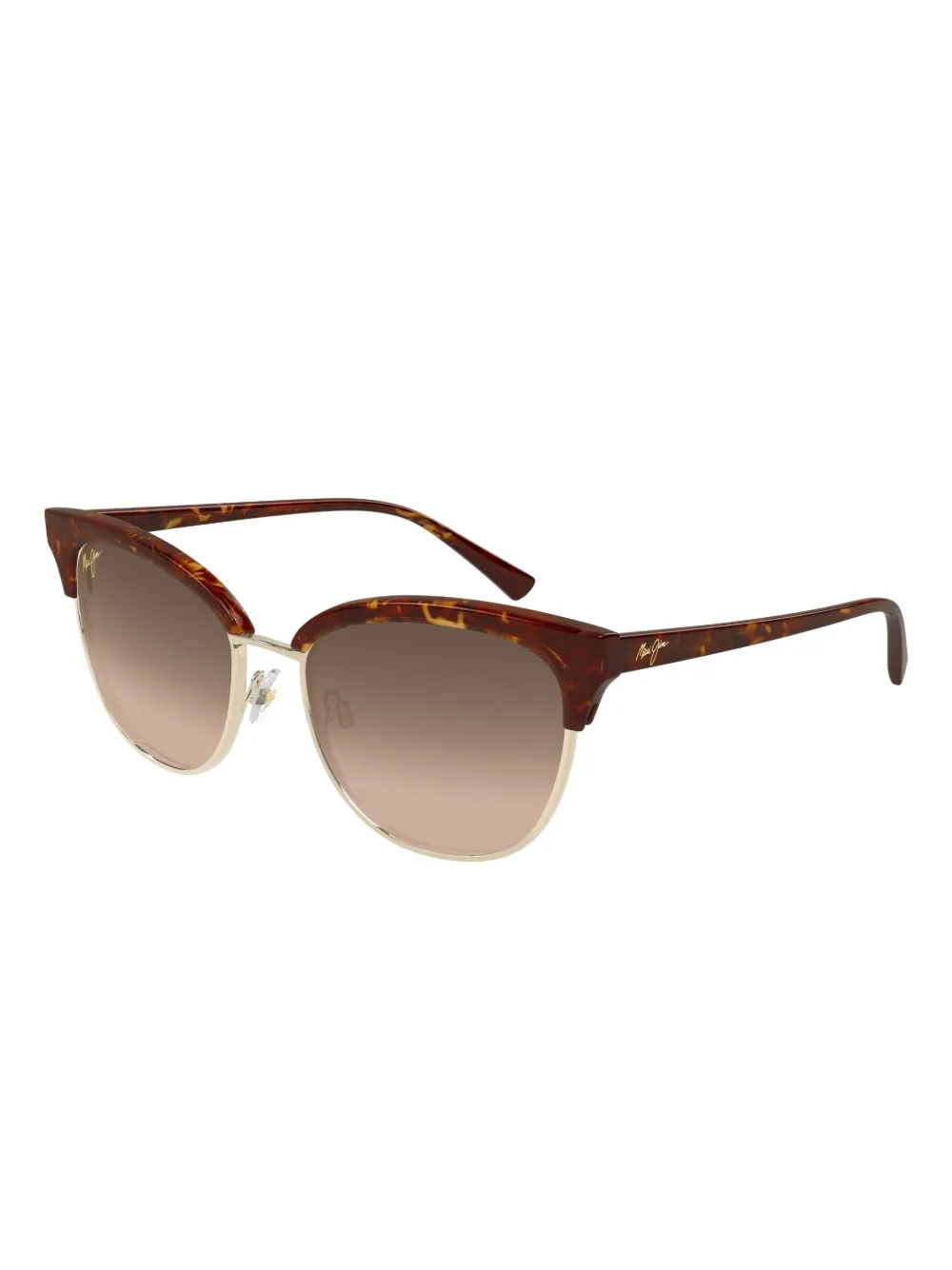Maui Jim Lokelani zonnebril met schildpadschild-design Bruin