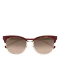 Maui Jim Lokelani tortoiseshell-frame sunglasses - Brown