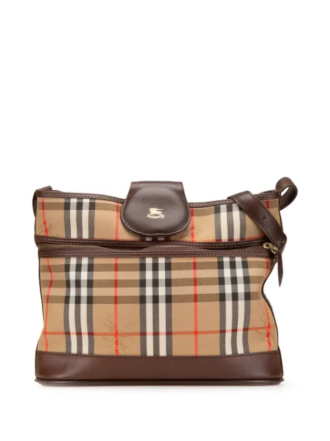 Burberry Pre-Owned 20th Century Haymarket Check Canvas shoulder bag
