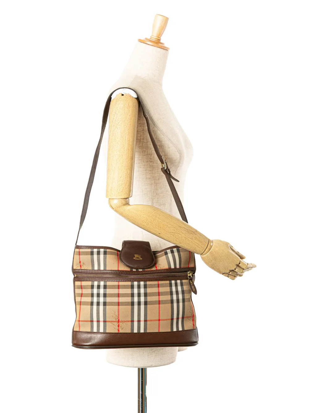 Burberry Pre-Owned 20th Century Haymarket Check Canvas shoulder bag | Pre-Owned | Image 2