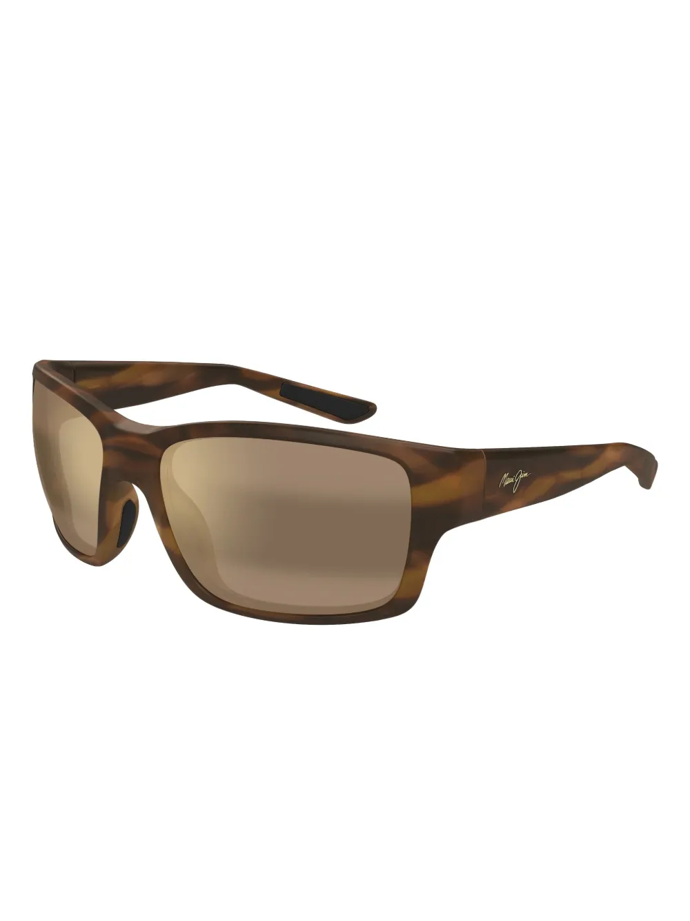 Maui Jim Mangroves zonnebril met schildpadschild-design Bruin