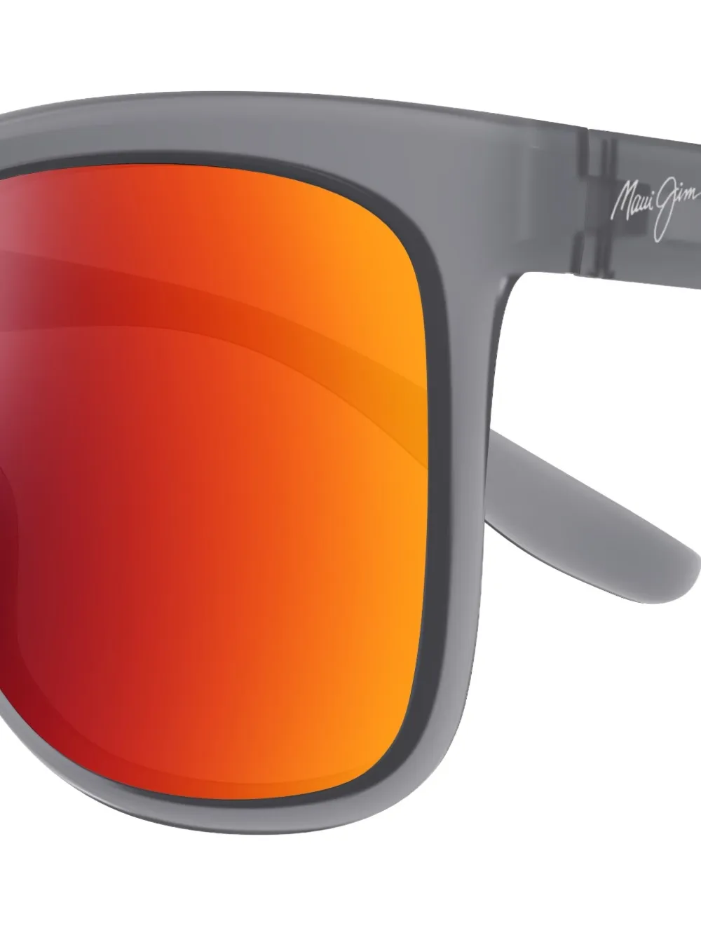 Maui Jim Pehu zonnebril met vierkant montuur Grijs