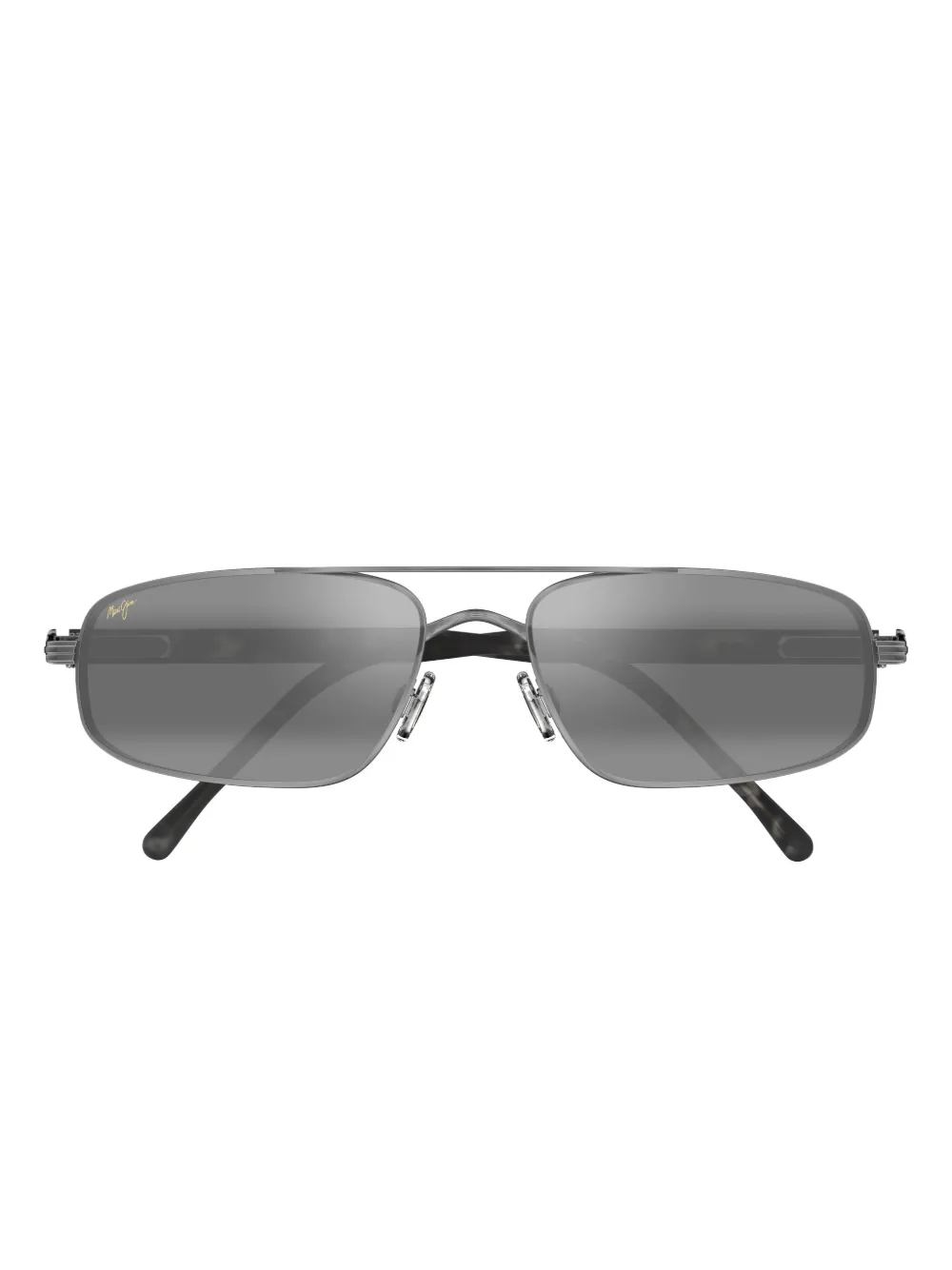 Maui Jim Zonnebril met rechthoekig montuur Grijs