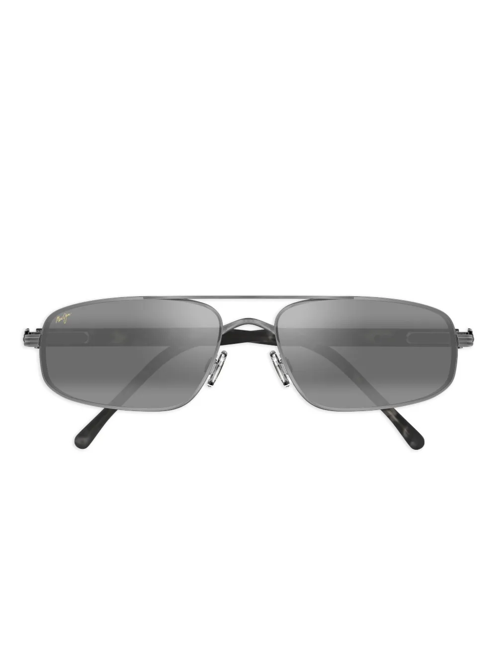 Maui Jim Zonnebril met rechthoekig montuur Grijs