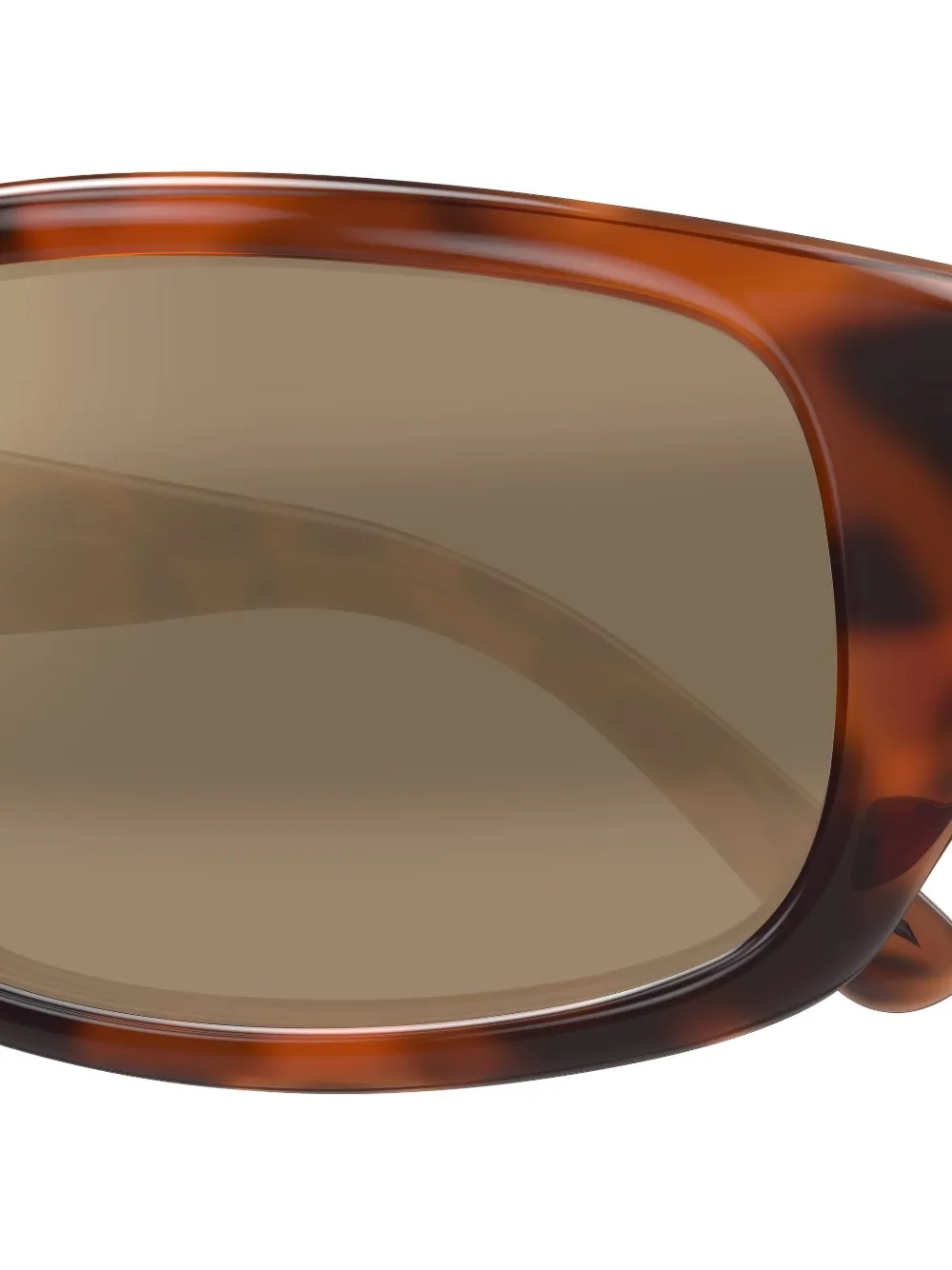 Maui Jim Zonnebril met rechthoekig montuur Bruin