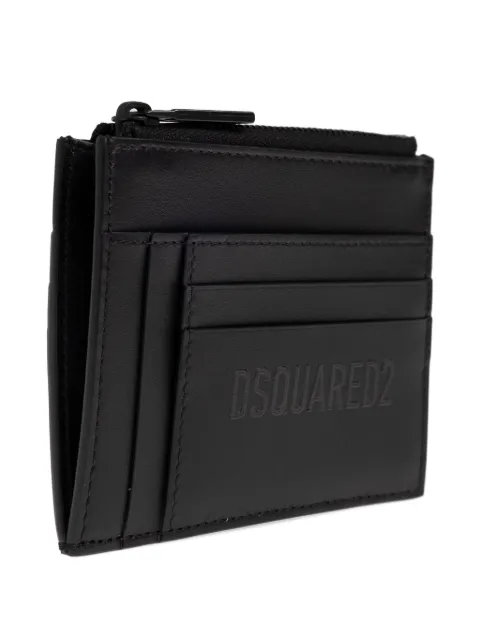 DSQUARED2 zip-fastening logo cardholder
