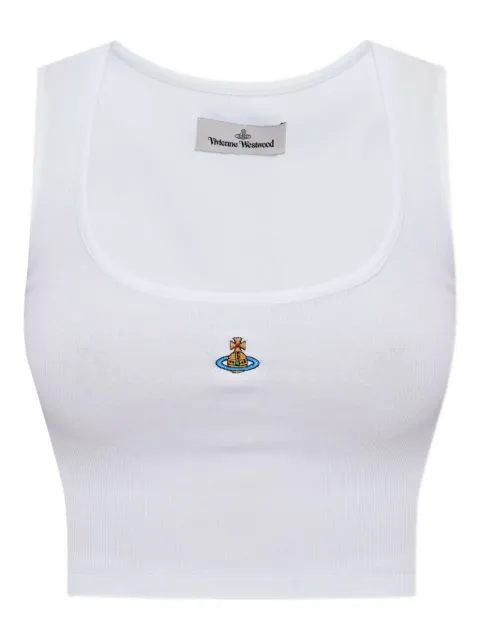 Vivienne Westwood orb-embellished ribbed top