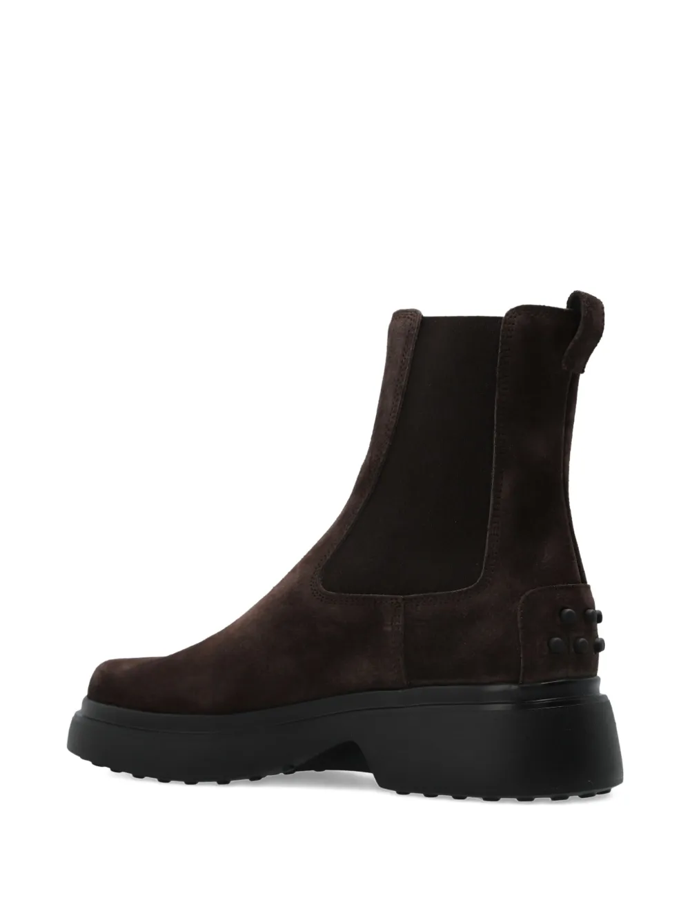 Tod's elastic-panel platform boots Brown