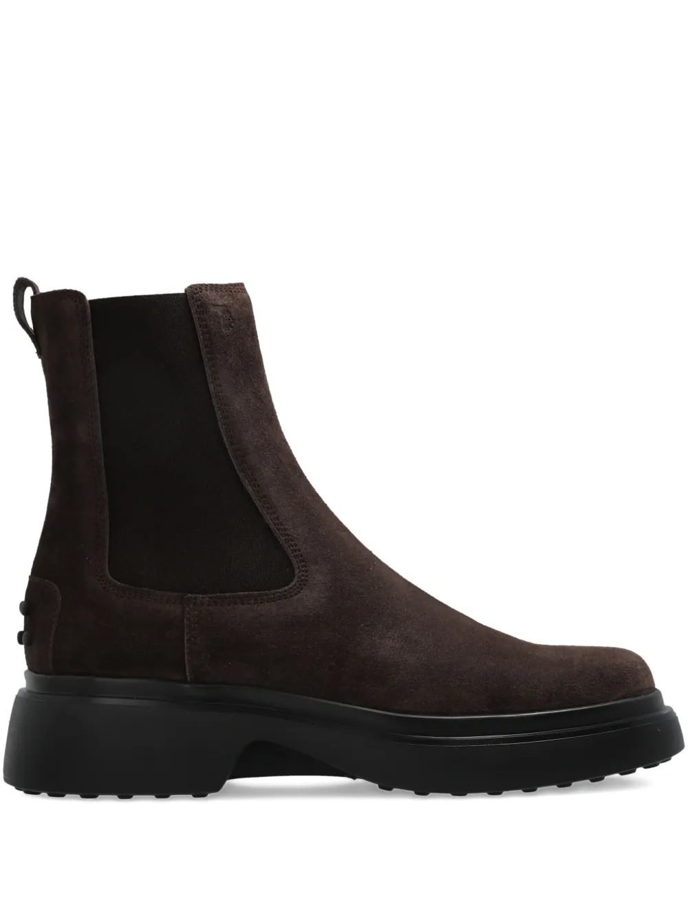 Tod's elastic-panel platform boots Brown