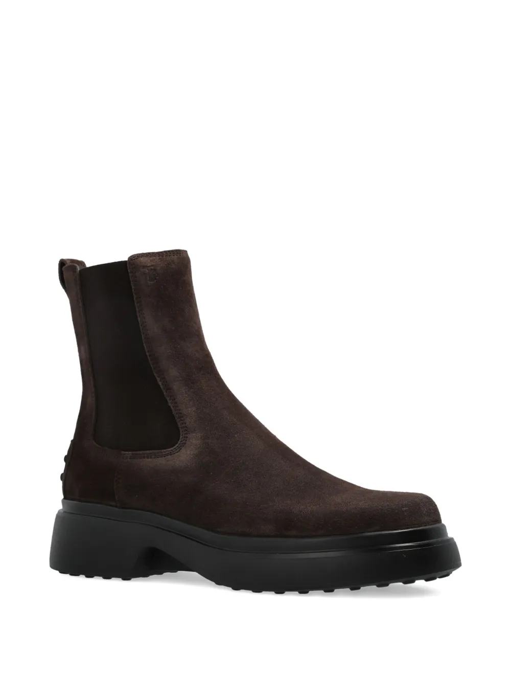 Tod's elastic-panel platform boots Brown