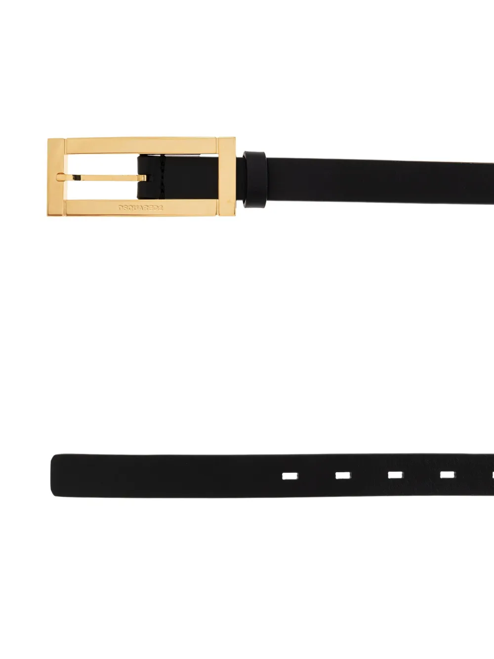 DSQUARED2 rectangular-buckle leather belt | Image 2