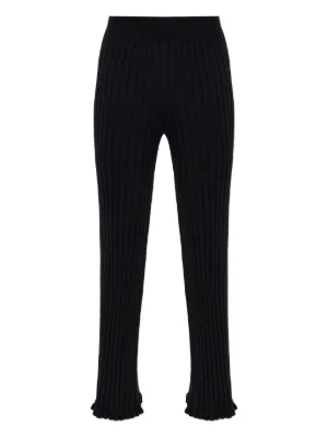 【関税込み】LISA YANG ブラック Marlo ラウンジパンツ Lisa Yang Straight-Leg Pants for Women - FARFETCH