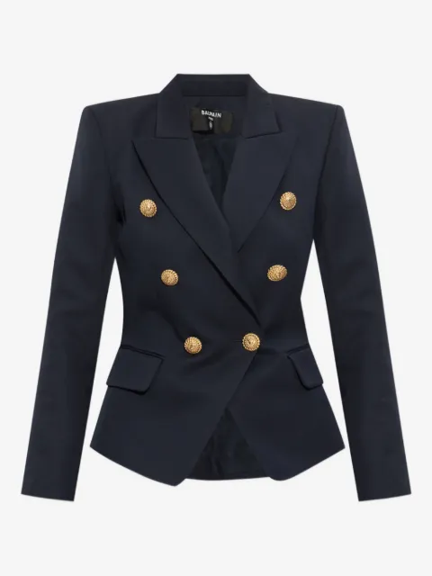 Balmain fitted wool six-buttons jacket