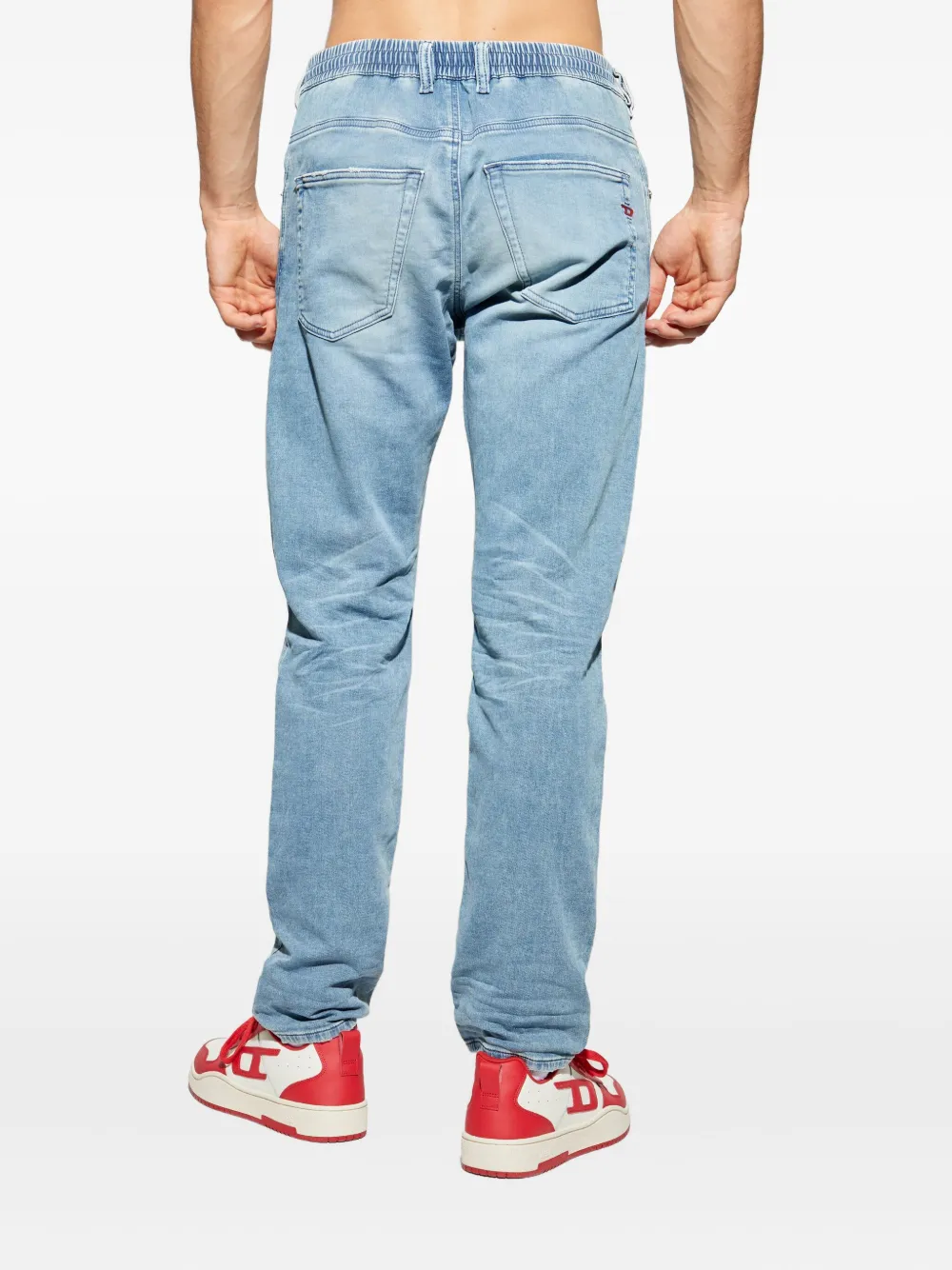 Diesel D-KROOLEY-B jeans met trekkoord Blauw