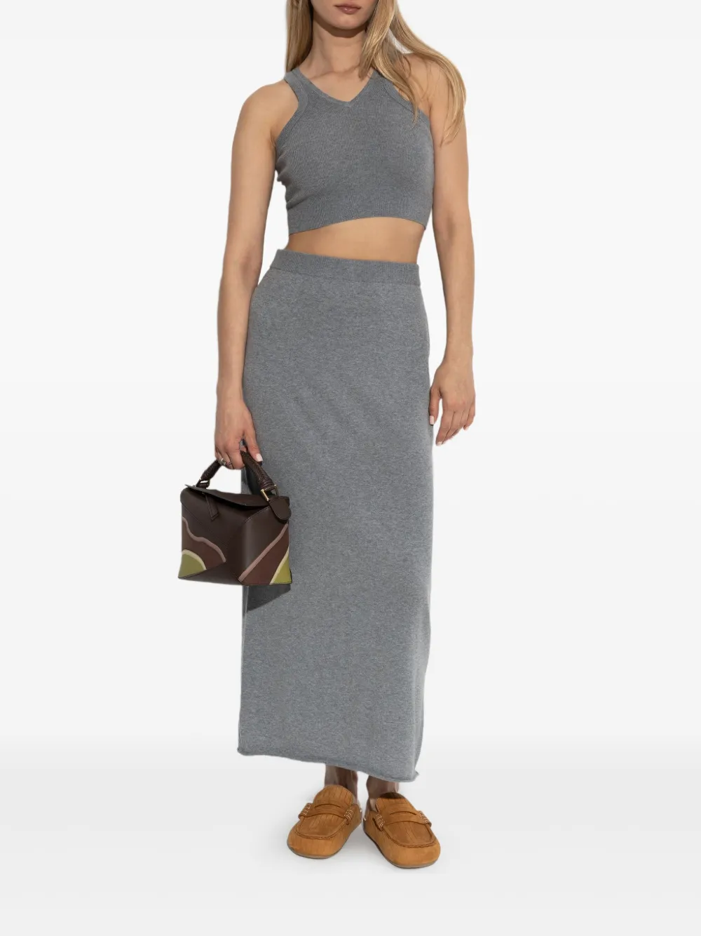Lisa Yang ribbed V-neck top | Vests & Tank Tops | Image 2