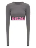 Diesel Melissa-D-Pop long-sleeve top - Grey