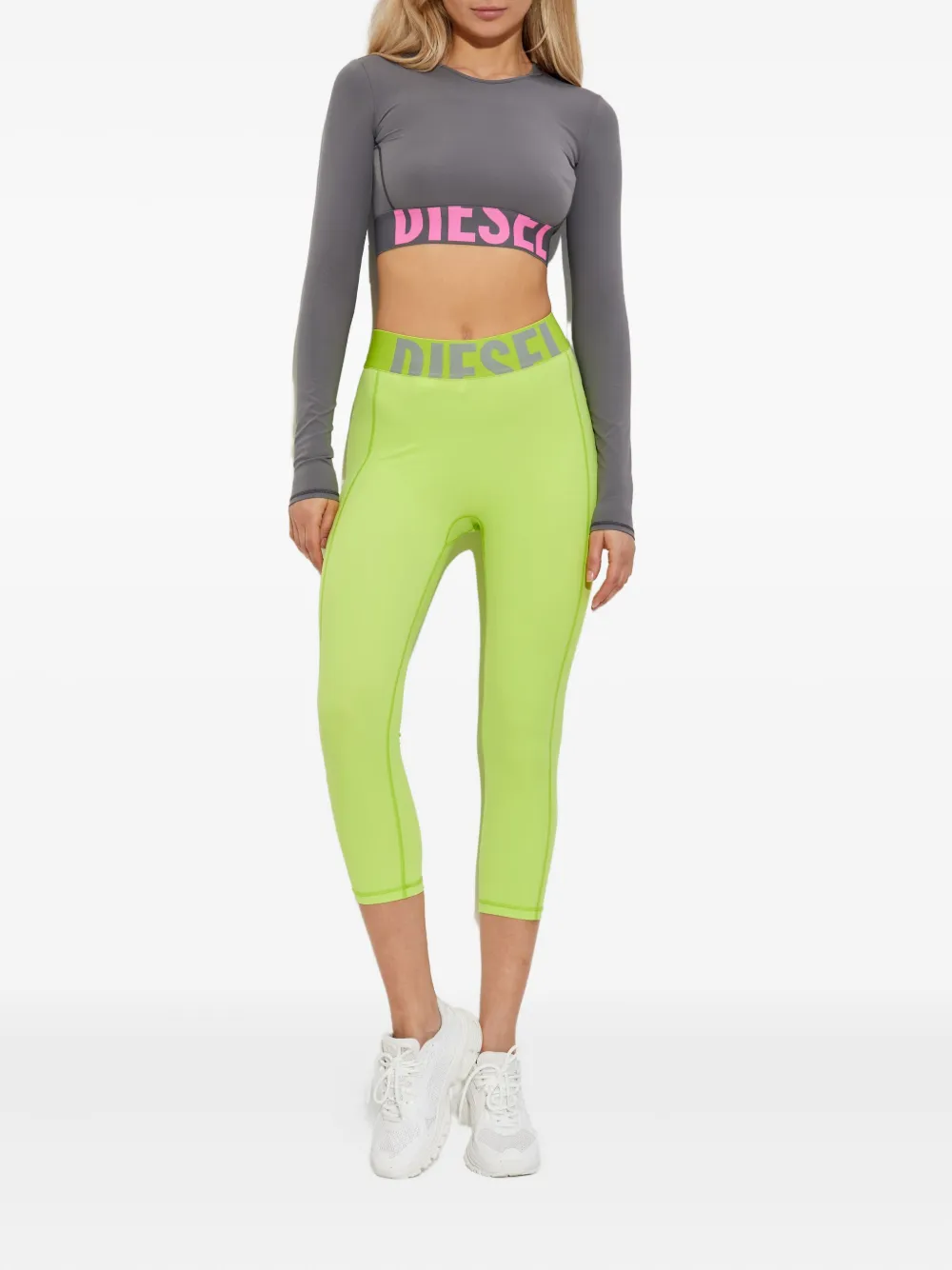 Diesel Melissa-D-Pop top met lange mouwen Grijs