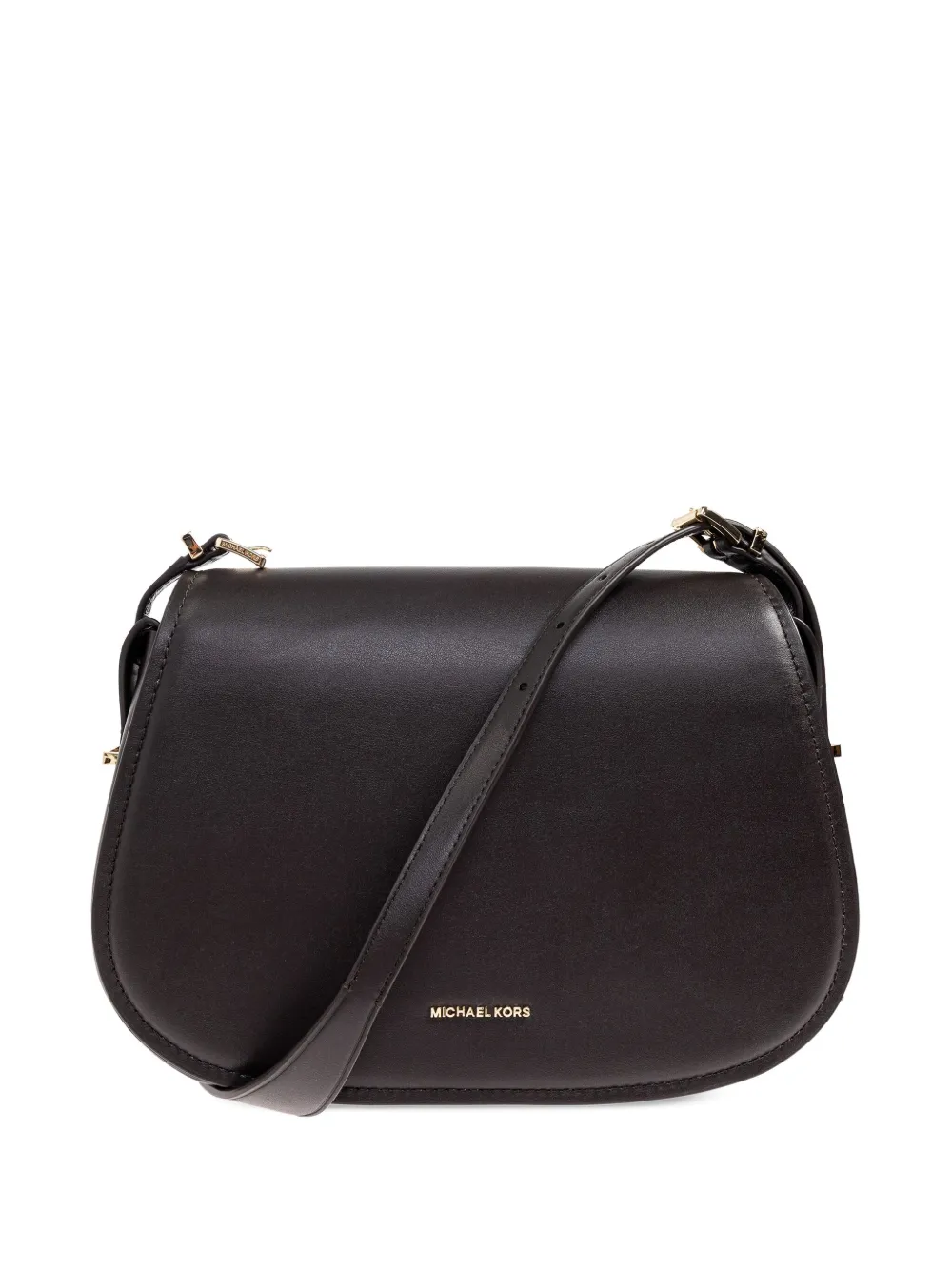 Michael Kors medium Lydia leather cross body bag Zwart