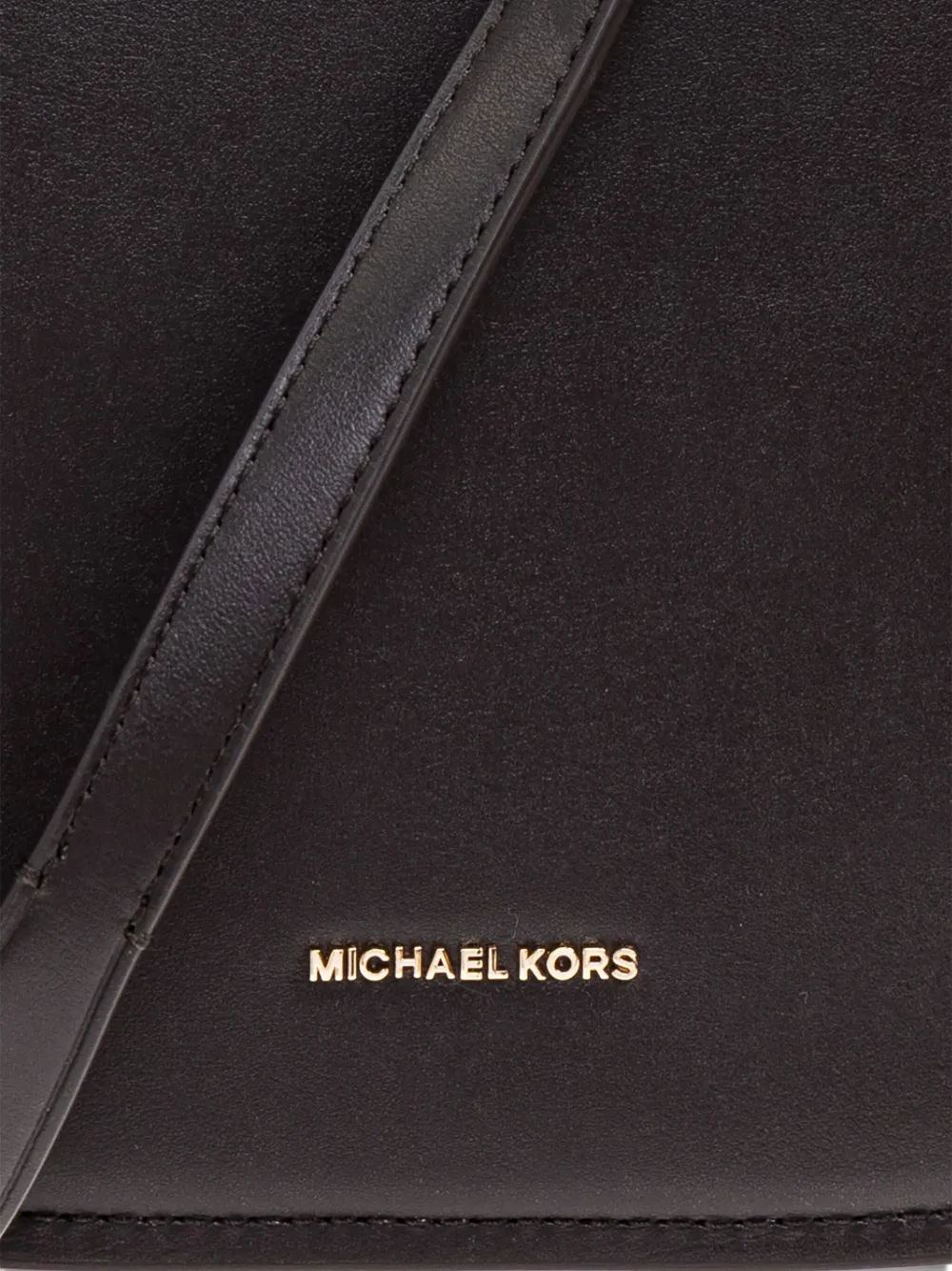 Michael Kors medium Lydia leather cross body bag Zwart