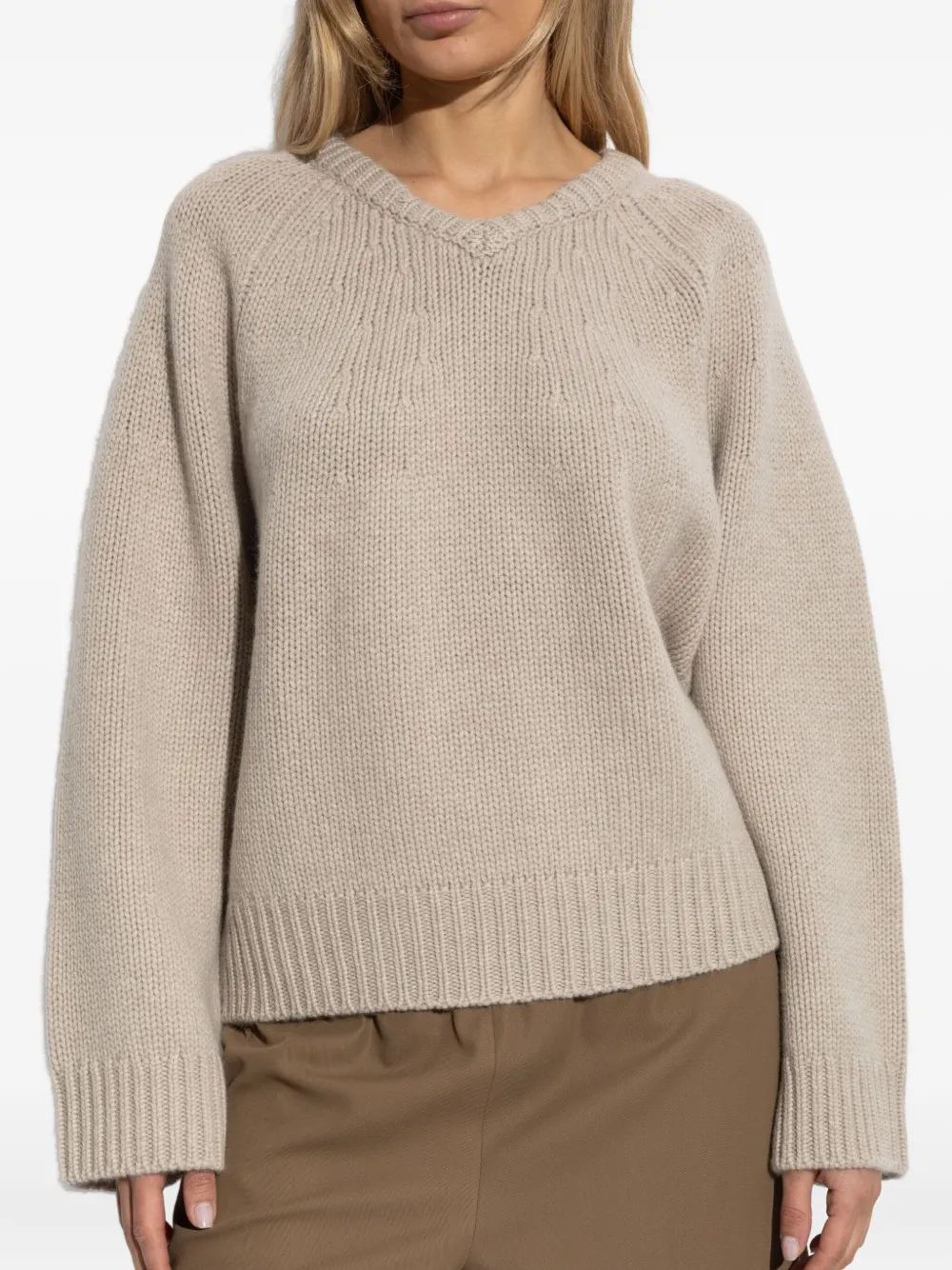 Lisa Yang Oia cashmere sweater Beige