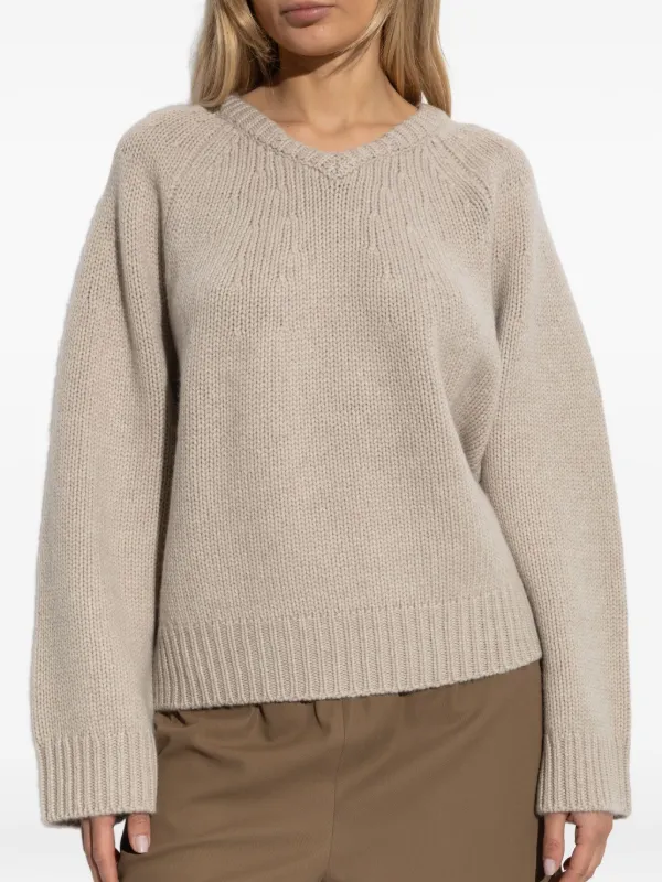 トップス gentryportofino DRIVERS KNIT cashmere Lisa Yang Oia Cashmere Sweater | Neutrals | FARFETCH
