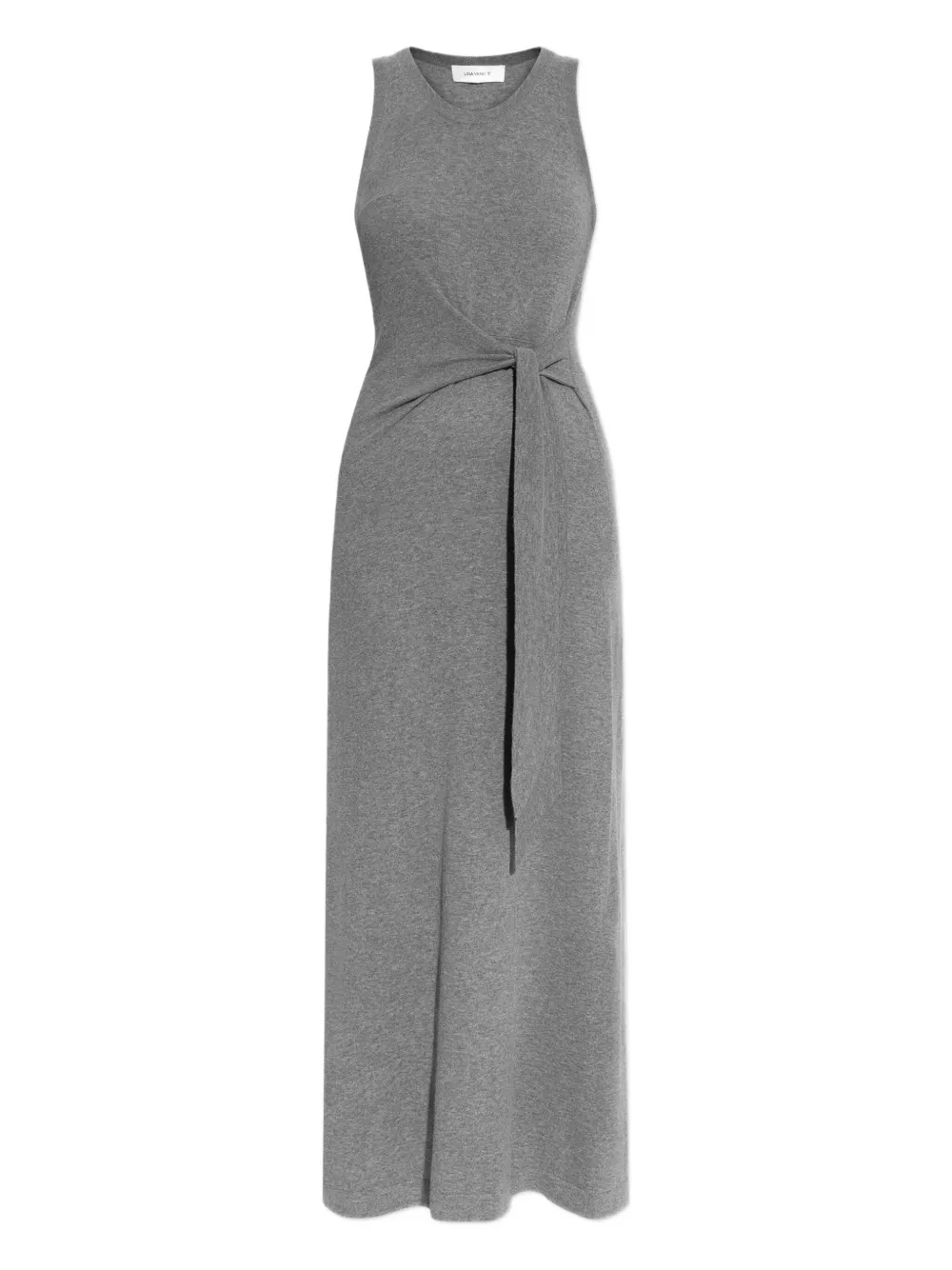Lisa Yang The Angeline tie-front dress Grijs