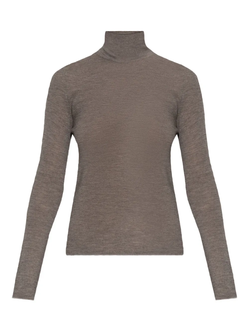 Lisa Yang Carolyn turtleneck long-sleeve top Beige