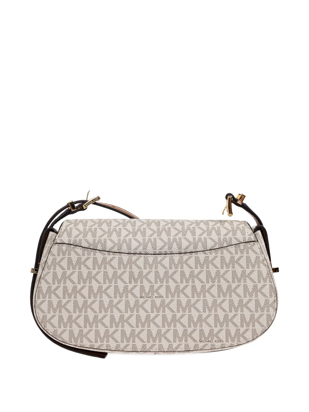 Michael Michael Kors Small Lydia Monogram Cross-body Bag In Neutral