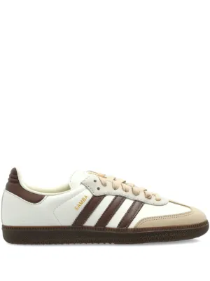 Adidas Samba OG “Wonder White／Maroon” スニーカー | ニュートラル