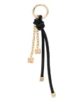 Michael Michael Kors knotted-cord chain keyring - Black