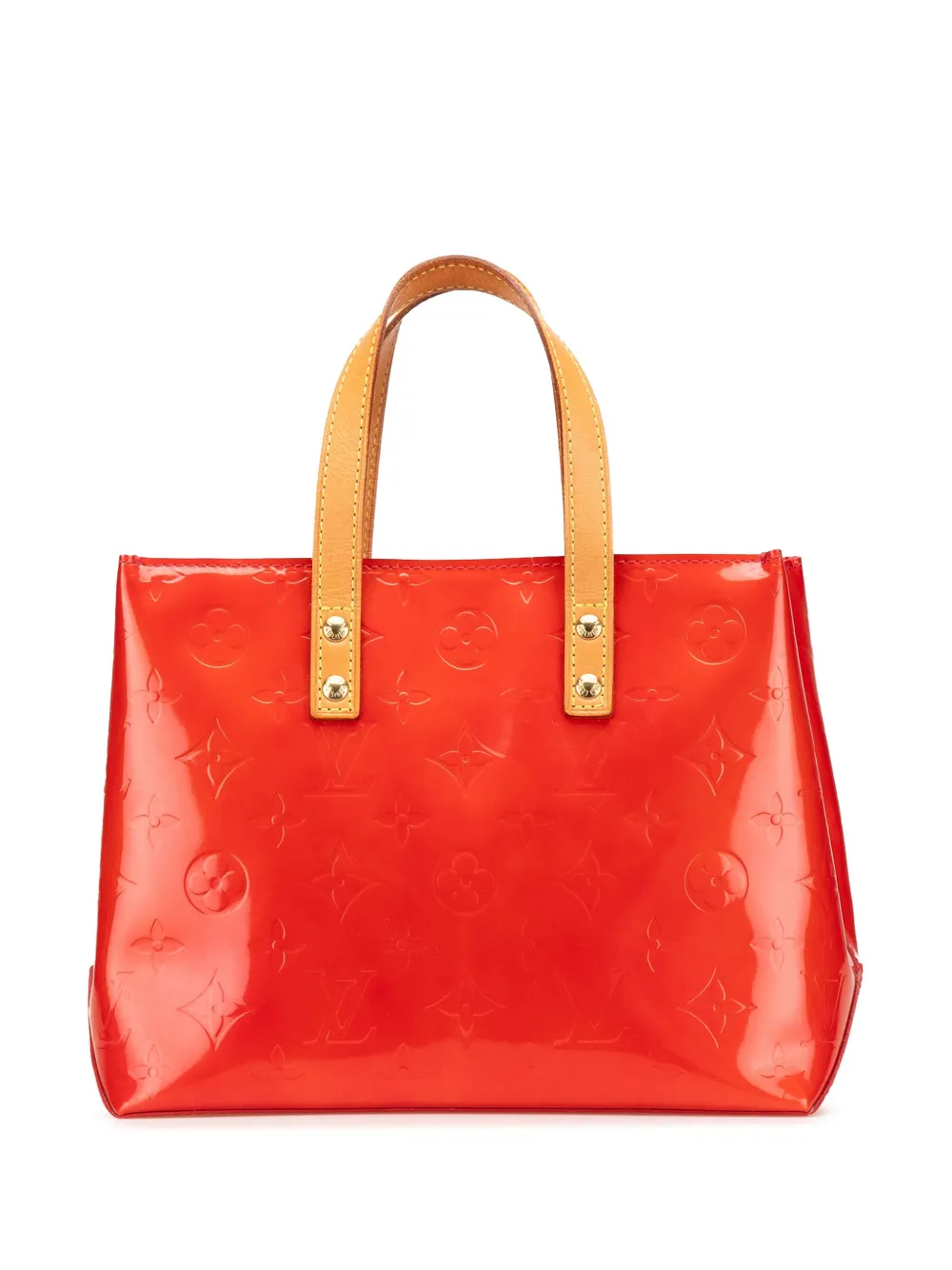 Louis Vuitton Pre-Owned 2002 モノグラム ヴェルニ リード PM ハンドバッグ - レッド Louis Vuitton Pre-Owned 2002 モノグラム ヴェルニ リード PM ハンドバッグ - レッド