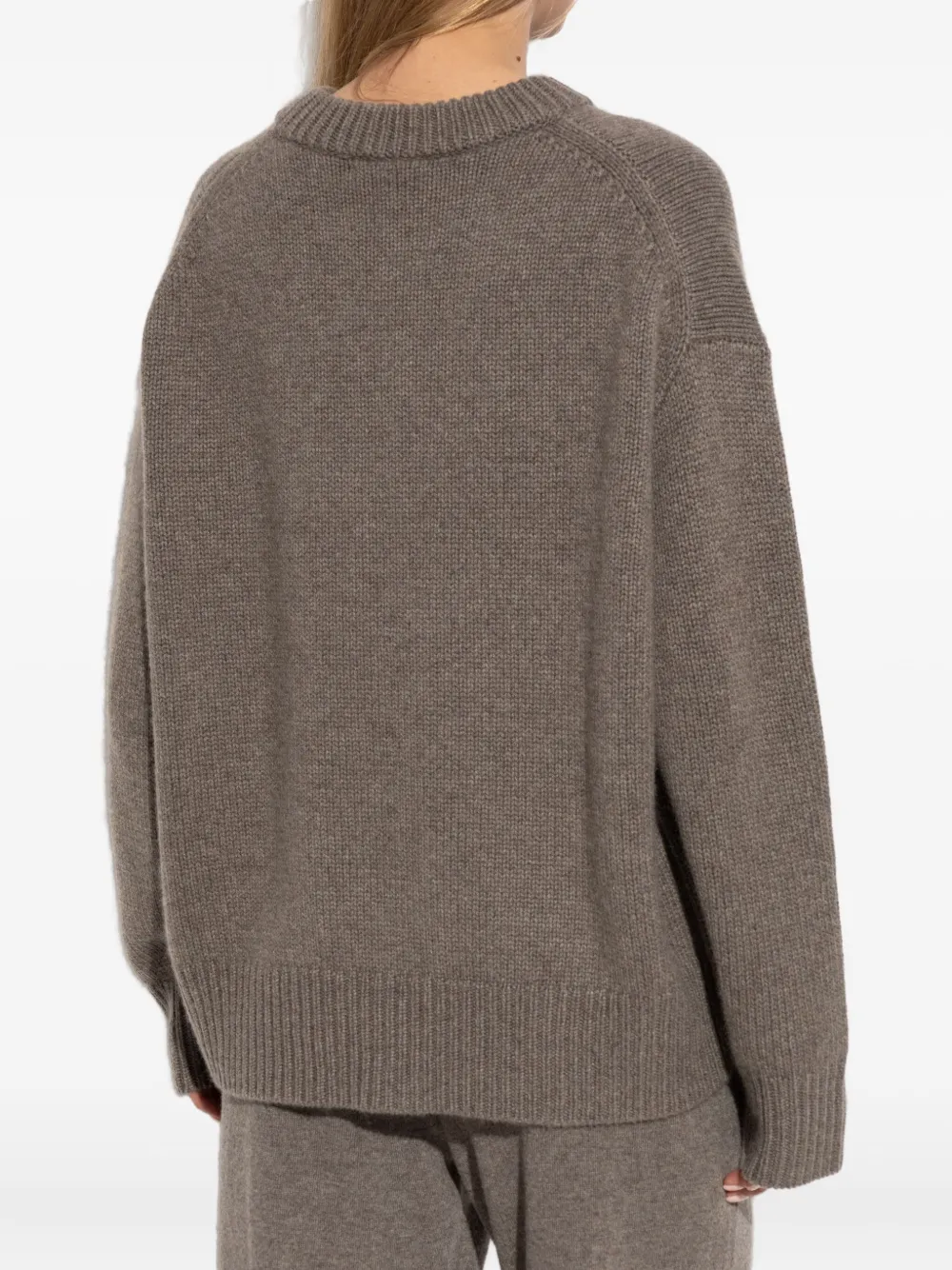 Lisa Yang Renske ribbed crew-neck sweater Beige