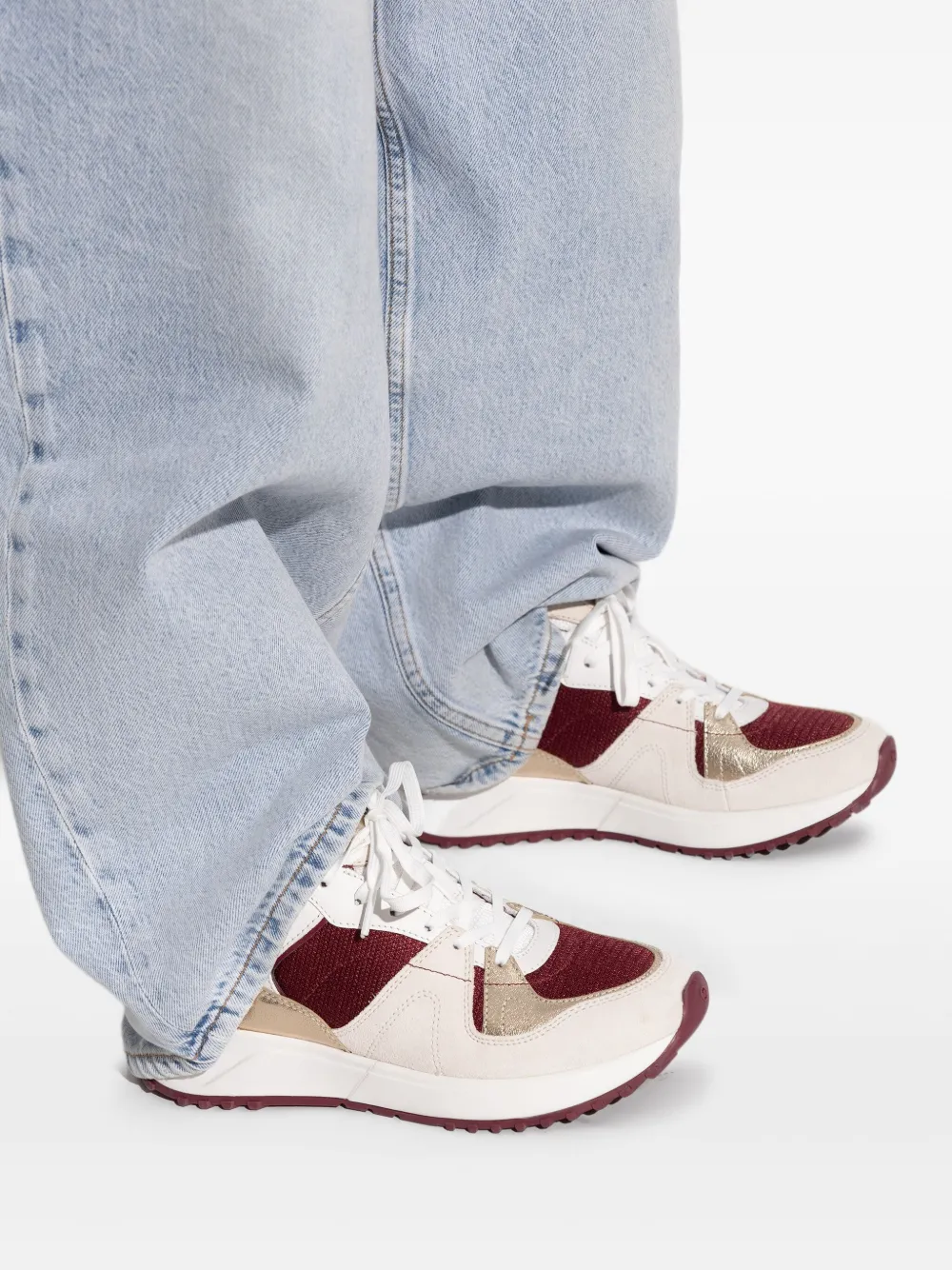 Michael Kors multi-panel sneakers White