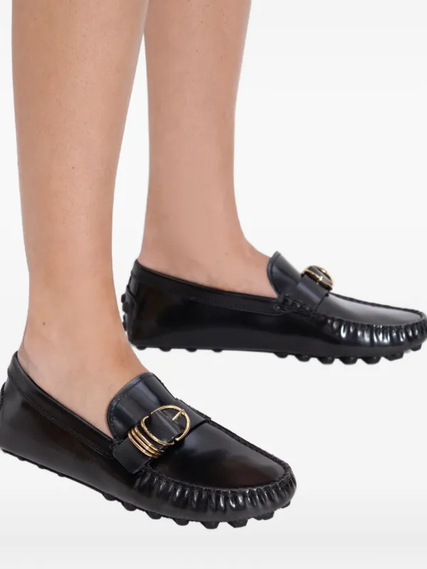 Tod's レザーローファー | ブラック | FARFETCH JP