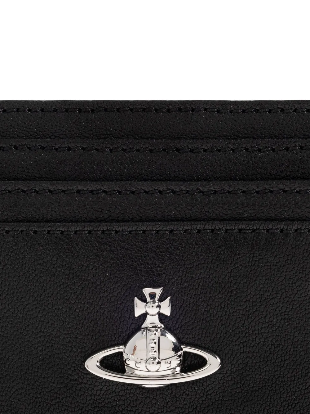 Vivienne Westwood orb-embellished cardholder Zwart