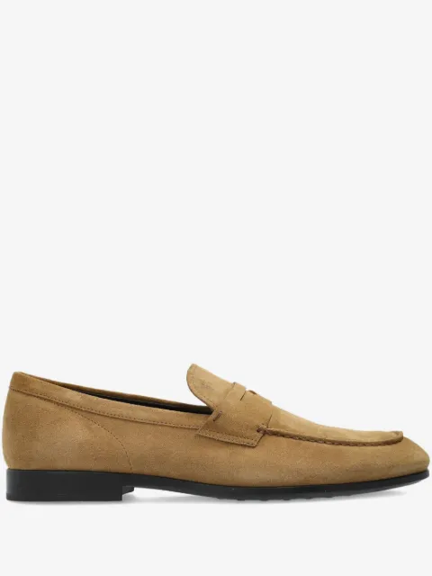 Tod's penny suede loafers