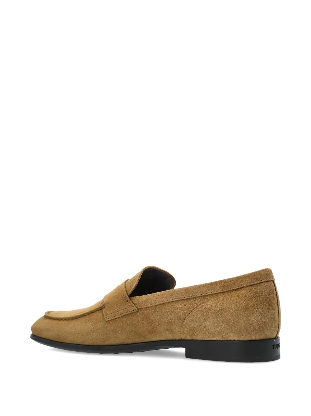 Tod's penny suede loafers Neutrals
