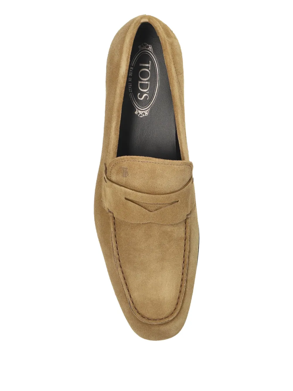 Tod's penny suede loafers Neutrals