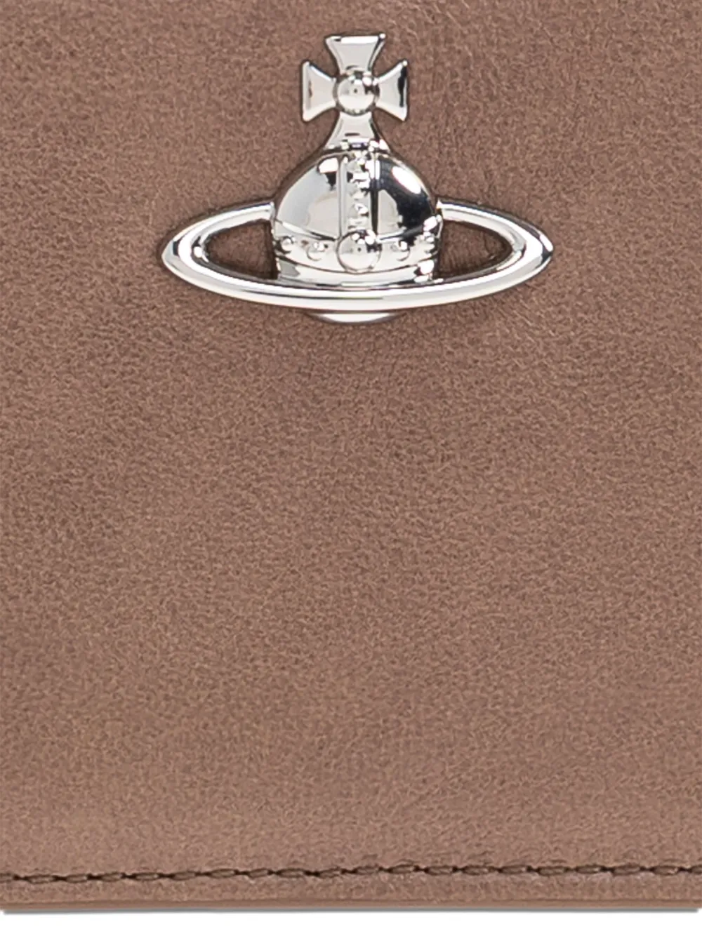 Vivienne Westwood Orb zip-top cardholder Bruin