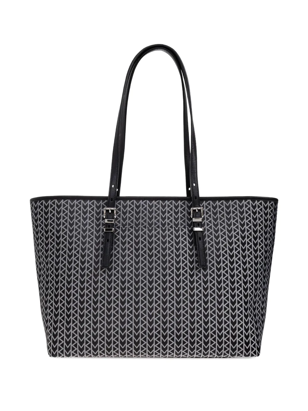 Michael Kors large Quinn geometric-pattern tote bag Zwart