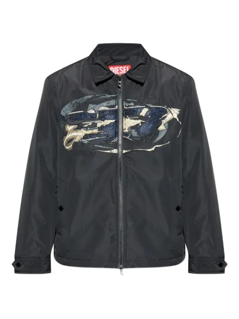 Diesel embroidered panel jacket