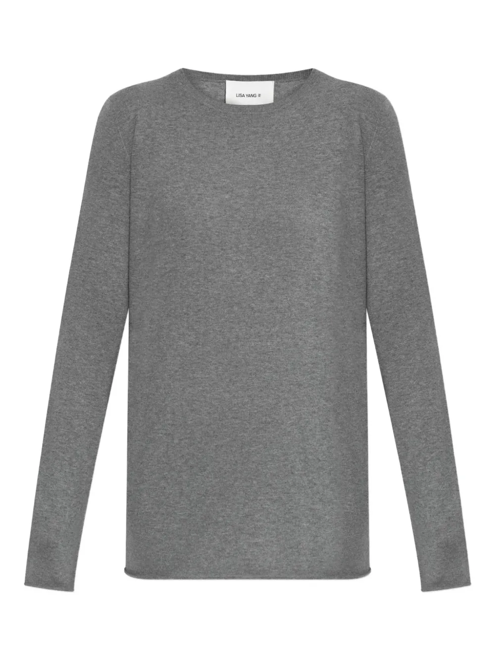 Lisa Yang ribbed-knit jumper Grijs