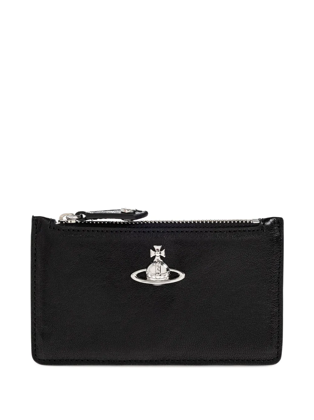 Vivienne Westwood orb zip-around cardholder Zwart
