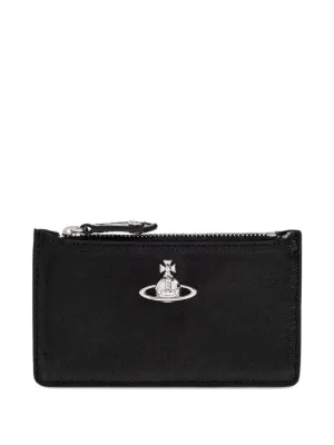 ★Vivienne Westwood★ 25SS Vivienne Westwood Wallet 54020007 Vivienne Westwood Leather Multi-Card Pocket Snap button